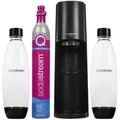 Produktbild: NEU Sodastream Wassersprudler Terra Schwarz Starterset 2 Flaschen CO2 Kartusche