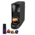 Produktbild: NESPRESSO KRUPS Essenza Mini Schwarz Matt Original Kapselmaschine XN110N