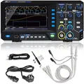 Produktbild: PeakTech P 1400 - Kompaktes Digitales Oszilloskop 2 Kanal - Oscilloscope 5 MHz Bandbreite - schnelle 100 MS/s Sampling-Rate - USB-Anschluss, inklusive PC-Software, XY-Darstellung & Zoom - Schwarz