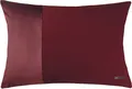 Produktbild: Esprit Kissenhülle Harp mit Samt-Absatz lila 38x58cm DARK RED