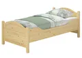 Produktbild: Seniorenbett extra hoch 100x200 Massivholz Kiefer Holz Einzelbett Gäste Holzbett