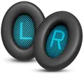 Produktbild: GLOBAL TECH Ersatz Ohrpolster für Bose QuietComfort QC25 QC35 QC35 ii QC15 QC2/ Ae2 Ae2i Ae2w/ SoundTrue & SoundLink Around-Ear Kopfhörer - Bose Kopfhörer Ohrpolster Ersatzpolster
