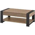 Produktbild: Livetastic Couchtisch, Schwarz, Eiche Artisan, Holzwerkstoff, 1 Schublade(n) Schubladen, rechteckig, eckig, 60x42x108 cm, Stauraum, Wohnzimmer, Wohnzimmertische, Couchtische, Couchtische mit Stauraum