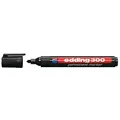 Produktbild: edding 300 Permanentmarker schwarz 1,5 - 3,0 mm, 10 St.