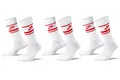 Produktbild: Nike 9 Paar Everyday Essential Tennissocken Socken Sportsocken Unisex DX5089 Prime, Farbe:3x Weiss - Rot, Socken Neu:42-46