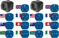 Produktbild: Doppel- Sparpack Brennenstuhl Reisestecker/-adapter-Set mit 10 A Sicherung