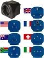 Produktbild: Brennenstuhl Reiseadapter-Set 1508160 | 7-teilig | Weltweit nutzbar | 10A Sicherung | Kinderschutz | Schwarz