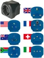Produktbild: Brennenstuhl Reisestecker-Set 7-fach mit 10A Sicherung, schwarz/blau