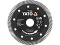 Produktbild: Yato Diamanttrennscheibe 125mm f. Stahlbeton & Stein 10mm/ 22,2mm/1,3mm YT-59982