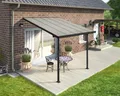 Produktbild: Palram-Canopia Terrassenüberdachung Feria 3x3 anthrazit TxB 295x305cm 8mm HKP