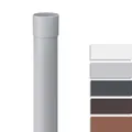 Produktbild: INEFA Fallrohr 100cm, PVC DN85 / 85mm, Grau, Regenrohr Dachrinnenzubehör,einfache Steckmontage, Made in Germany