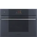 Produktbild: Smeg SO4104S4PG Kombi-Dampfgarer 45cm Steam100 Pro Linea Neptune Grey