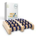 Produktbild: Fußmassageroller aus Holz – Reflexzonen Fußmassagegerät – Relax Next