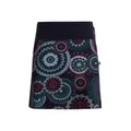 Produktbild: Vishes kurzer Damen-Rock mit Mandalas in schwarz I Größe XS (32-34) I Handgefertigt aus 100% Baumwolle I Rock mit Taschen I Ideal für warme & kalte Monate I Nachhaltige Alternative Bekleidung