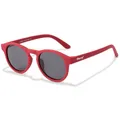 Produktbild: Maesy Kinder Sonnenbrille 3-6 Jahre - Flexibel biegbar - Polarisierter UV400 Schutz - Jungen und Mädchen – Rund- Faela – Rot