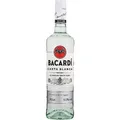 Produktbild: BACARDÍ Carta Blanca White Rum, 37,5% Vol., 70 cl/700 ml, der legendäre weiße Karibik-Rum aus dem Hause BACARDÍ, perfekt für Cocktails