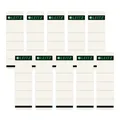 Produktbild: LEITZ Ordnerrücken Einsteckschild Rückenschild 57x190mm Karton grau breit 10 Stk