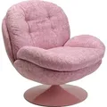 Produktbild: Kare-Design Sessel, Rosa, Hellrosa, Metall, Textil, 84x86x89 cm, Sitzfläche 360° drehbar, Wohnzimmer, Sessel, Sonstige Sessel