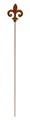 Produktbild: Rost Gartenstecker Lilie 108 cm Edelrost Gartendeko Gartendekoration Metall Deko