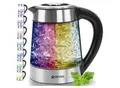Produktbild: Ecosa Glas Wasserkocher m. Temperatureinstellung LED Beleuchtung 1.7L