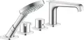Produktbild: hansgrohe 4-Loch Fliesenrandarmatur E AXOR CITTERIO DN 15, mit Thermostat chrom