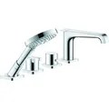 Produktbild: hansgrohe AXOR Citterio E 4-Loch Fliesenrandarmatur mit Thermostat, 36410000, Farbe: Chrom