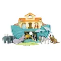 Produktbild: Die große Arche Noah / The Great Ark mit Figuren, aus Holz von Le Toy Van TV259B