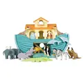 Produktbild: Die große Arche Noah / The Great Ark mit Figuren, aus Holz von Le Toy Van (TV259