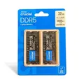 Produktbild: Crucial 32GB Kit DDR5-5600 CL46 (CT2K16G56C46S5) [2x 16GB]  RAM S0DIMM