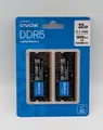 Produktbild: Crucial SO-DIMM 32GB Kit, DDR5-5600, CL46-45-45, 2x16 GB, CT2K16G56C46S5 NEU