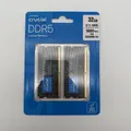 Produktbild: Crucial RAM DDR5 32GB Kit (2 x 16GB) 5600MHz SODIMM (CT2K16G56C46S5) NEU