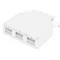 Produktbild: DIGITUS Hutschienenadapter für 6x SC/DX Kupplungen, Farbe Grau