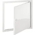 Produktbild: UPMANN 20585 Revitür Softline sv 200x400 RAL9016 Vierkantverschluss, Material: Stahl weiß RAL 9016, 200 x 400 mm