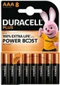 Produktbild: Duracell Plus Power Boost Micro (AAA)-Batterie Alkali-Mangan 1.5 V - 8 Stück (176768)