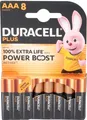 Produktbild: DURACELL Alkaline-Micro-Batterie LR03, 1,5V, Plus, Power Boost, 8 Stück