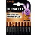 Produktbild: Duracell Duracell Plus-AAA BOOST CP8 Batterien. Akku Duracell Plus-AAA(MN2400/LR03) BOOST CP8, Lange Lebensdauer und hohe Energieeffizienz