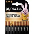 Produktbild: Duracell Plus Power Boost Micro (AAA)-Batterie Alkali-Mangan  1.5 V 8 St.