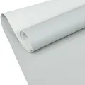 Produktbild: ANRO Kunstleder Lederimitat Lederstoff Polsterstoff Nappaprägung Texturiert Meterware Bezugsstoff Hellgrau 200x140cm