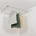 Produktbild: DRY-SMART Flex UP Deckenwäschetrockner - Deckentrockner ausziehbar - Wäscheständer für die Decke – für Badewanne, Balkon, in- und Outdoor – platzsparend - Deckenbefestigung 100-160 cm (Mit Aufroller)