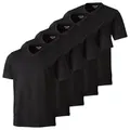 Produktbild: Otto Kern T-Shirt (5er-Pack) Kurzarmshirt aus hochwertiger, reiner Baumwolle schwarz|weiß 4XL