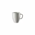 Produktbild: Rosenthal Henkelbecher Junto Pearl Grey, Porzellan, Grau, 380 ml