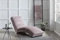 Produktbild: Relaxliege Chaiselongue rose Samt Liege Polsterliege Liegesessel Schlafsesse