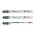 Produktbild: Bosch Stichsägeblatt-Set Special for Laminate 3-teilig Einnockenschaft, 1