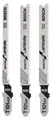 Produktbild: Bosch 3-tlg. Stichsägeblatt-Set, T-Schaft, für Laminat T 101 BIF (2x), T 101 AOF