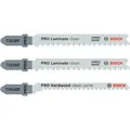 Produktbild: AKTION: BOSCH PRO Laminat Stichsägeblätter-Set 3 St., 1 St. mit Prämie nach...