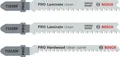 Produktbild: BOSCH PRO Laminat Stichsägeblätter-Set 3 St.