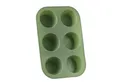 Produktbild: MARELIDA Muffinform Muffinform für 6 Muffins Platinum Silikon mintgrün Backform Cupcake, (1-tlg)