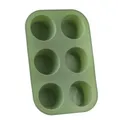 Produktbild: Muffinform für 6 Muffins Platinum Silikon mintgrün Backform Cupcake Kuchenform
