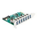 Produktbild: DeLOCK USB-Controller PCI Express x1 Karte zu 7 x extern USB 5 Gbps Typ-A Buchse