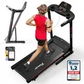 Produktbild: FunLife F50 klappbares Laufband – leise 2.5PS Motor, 3-Stufen Steigung, App & Bluetooth, große Lauffläche mit Luftdämpfung – perfekt für Zu... - Schwarz